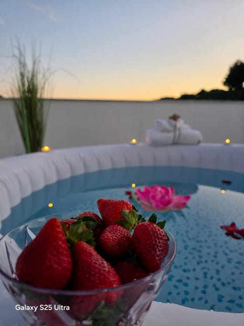 Natural landscape, Hot Tub, Sunset