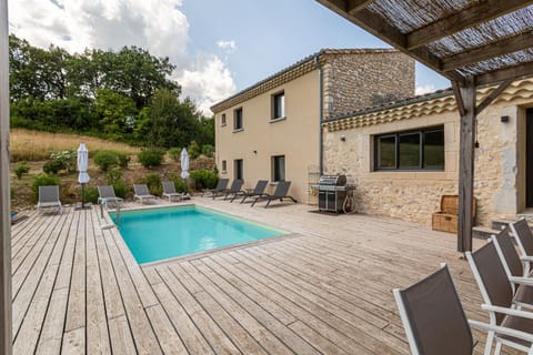 Property building, Living room, Swimming pool