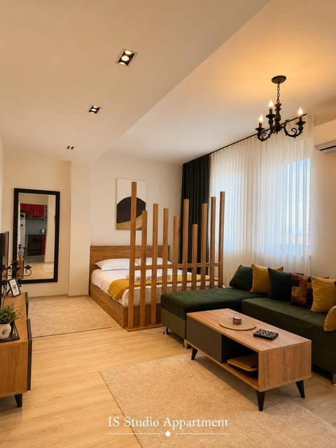 Bed, View (from property/room), Living room, Seating area