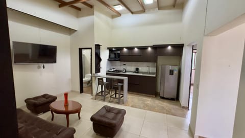 Kitchen or kitchenette, Living room