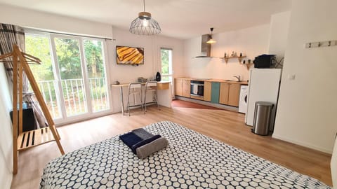 Bed, TV and multimedia, Kitchen or kitchenette, Photo of the whole room, Bedroom, internet