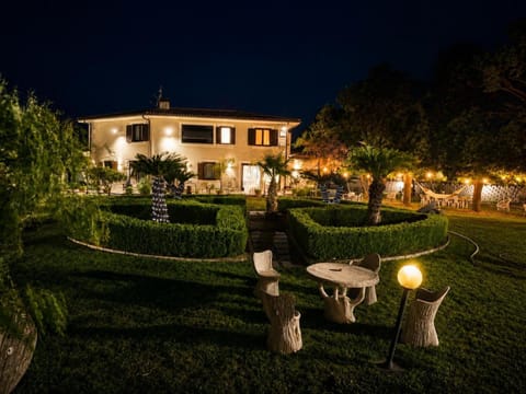 Night, Garden, Garden view