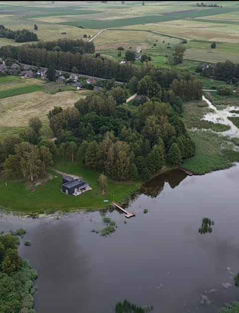 Property building, Patio, Bird's eye view, Lake view