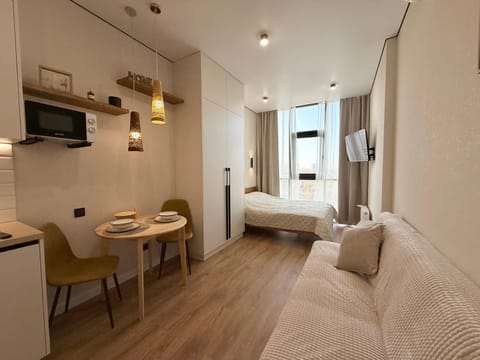 Bed, Living room, Bedroom