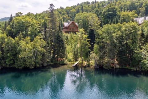 Property building, Spring, Day, Lake view