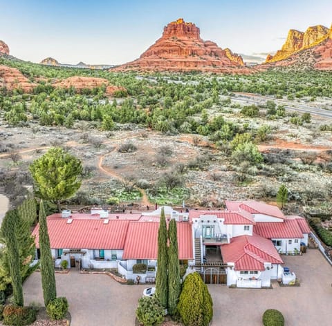 Property building, Natural landscape, Bird's eye view