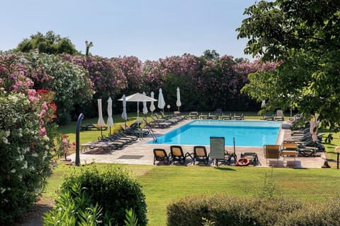 Property building, Living room, Swimming pool