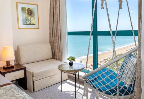 Living room, Seating area, Sea view