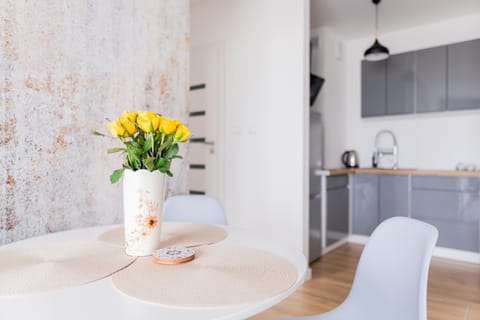 Kitchen or kitchenette, Living room, Dining area