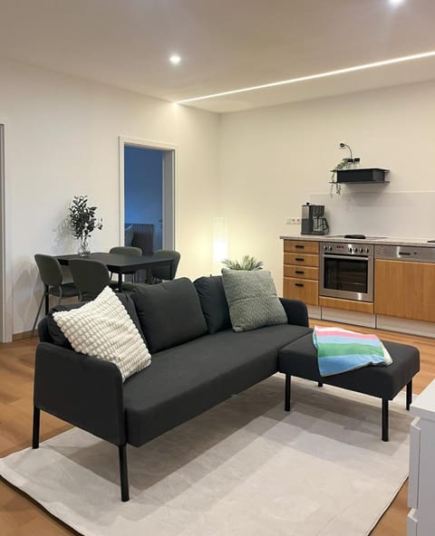 Kitchen or kitchenette, Living room, Seating area
