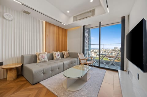 Living room, air conditioner