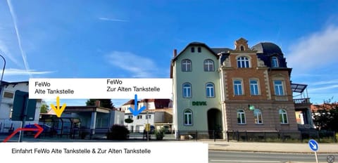 Property building, Text overlay