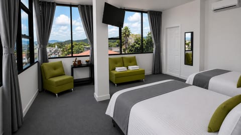 Photo of the whole room, Bedroom, air conditioner