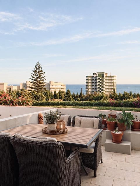Natural landscape, View (from property/room), Balcony/Terrace, Sea view