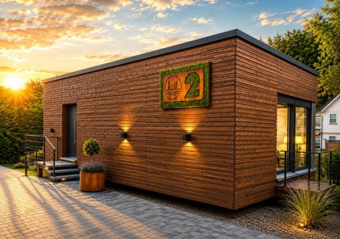 Property building, Sunset
