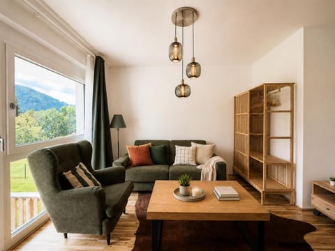 Natural landscape, Living room, Seating area, Dining area, Mountain view