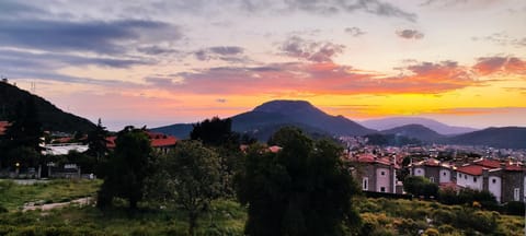 Mountain view, Sunset