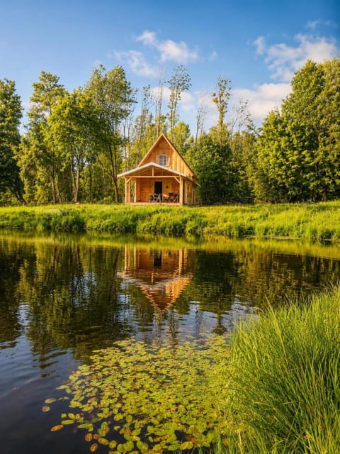 Property building, Natural landscape, River view