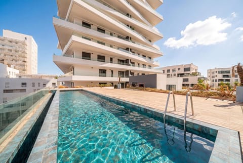 Property building, Pool view, Swimming pool