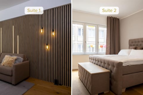 Living room, Seating area, Bedroom