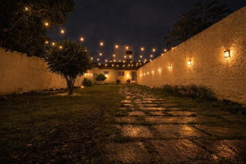 Night, Garden, Garden view