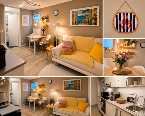 Kitchen or kitchenette, Living room