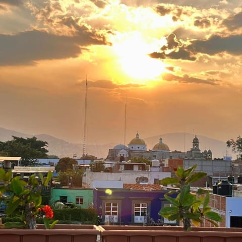 City view, Sunset