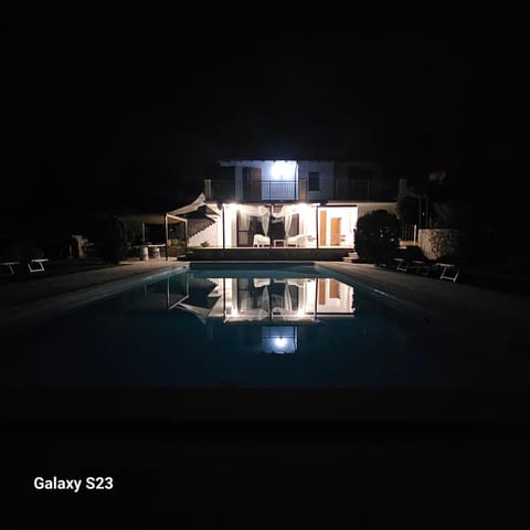 Night, Swimming pool
