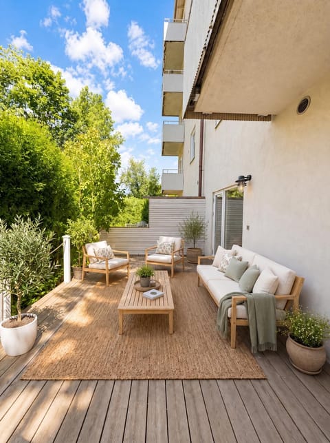 Patio, Day, Balcony/Terrace, Seating area, Garden view
