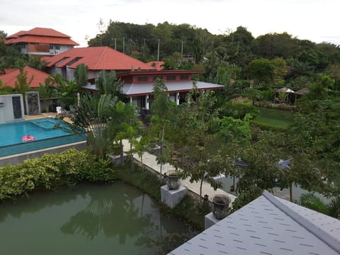 Bird's eye view, Pool view