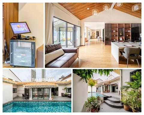 Karaoke, Living room, Seating area, Pool view, Inner courtyard view