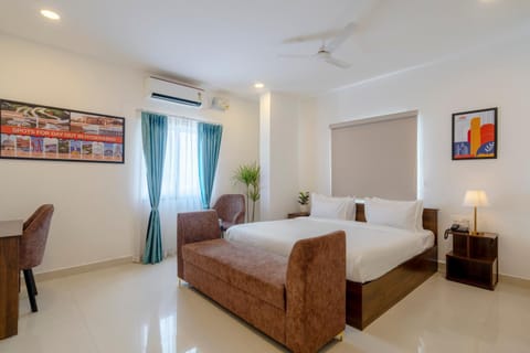 Bedroom, air conditioner