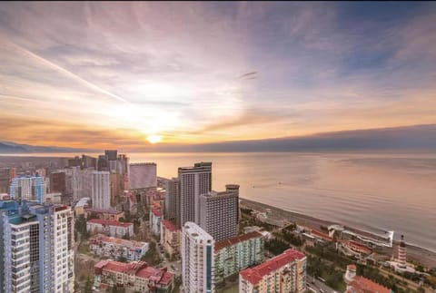 Nearby landmark, Day, Natural landscape, Bird's eye view, City view, Sea view, Sunrise, Sunset