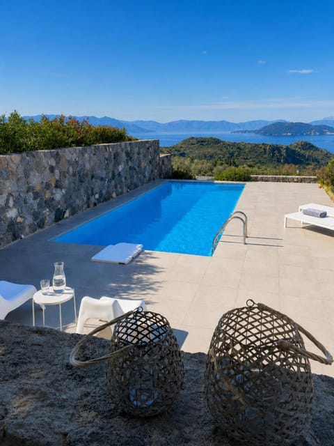 Patio, Pool view, Sea view, Swimming pool