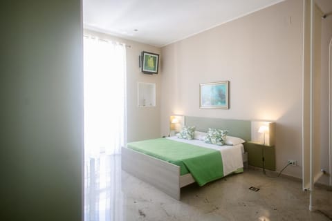 Bed, Photo of the whole room, Bedroom, towels, wardrobe, air conditioner, air conditioner