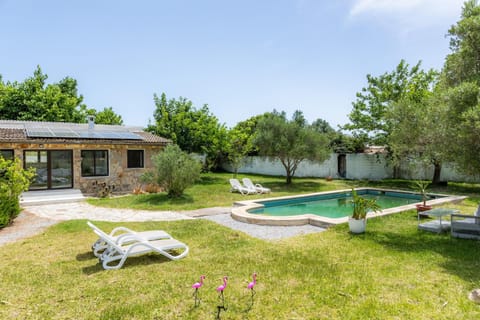 Property building, Living room, Swimming pool