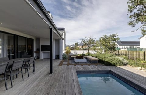 Patio, Pool view