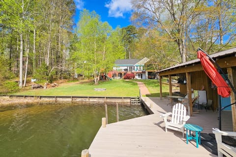 Property building, Day, Lake view