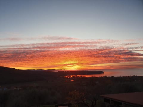 Natural landscape, Sea view, Sunset