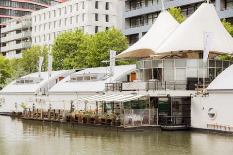 Property building, Natural landscape, River view