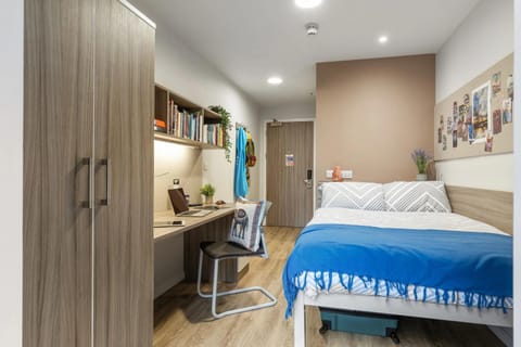 Bed, Photo of the whole room, Bedroom, wardrobe