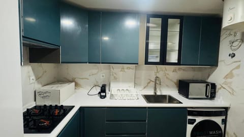 microwave, oven, washing machine, kitchen