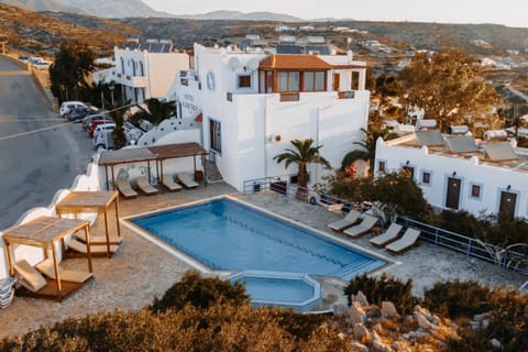 Property building, Living room, Swimming pool