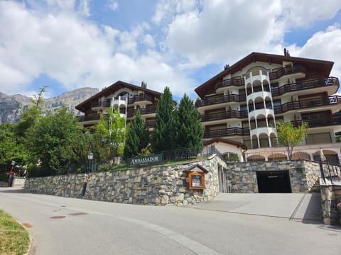 Property building, Nearby landmark, Natural landscape, Mountain view