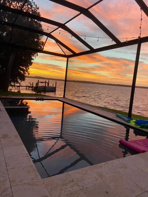 View (from property/room), Lake view, Swimming pool