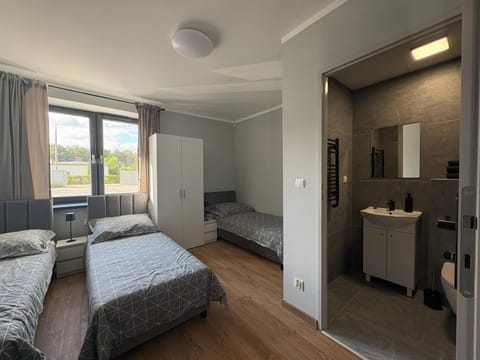 Bed, Photo of the whole room, Bedroom, towels, wardrobe