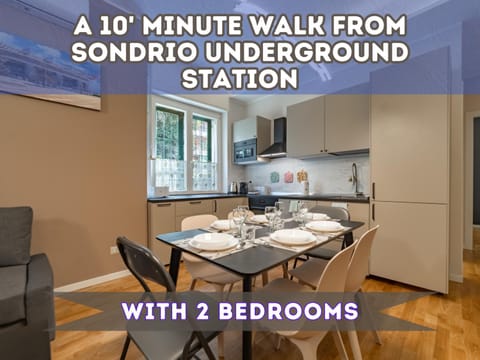 Kitchen or kitchenette, Dining area, Text overlay