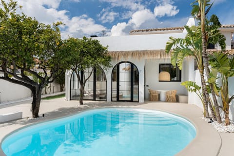 Patio, Day, Garden, Pool view, Swimming pool