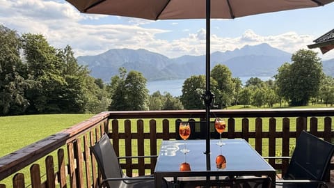 View (from property/room), Balcony/Terrace, Lake view, Lake view, Mountain view