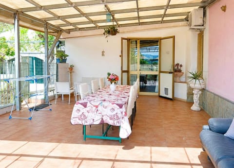Patio, Day, View (from property/room), Balcony/Terrace, Living room, Seating area, Dining area
